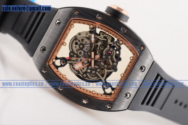 Richard Mille RM 055 Bubba Watson Best Replica Watch Ceramic/Rose Gold RM 055 - Click Image to Close